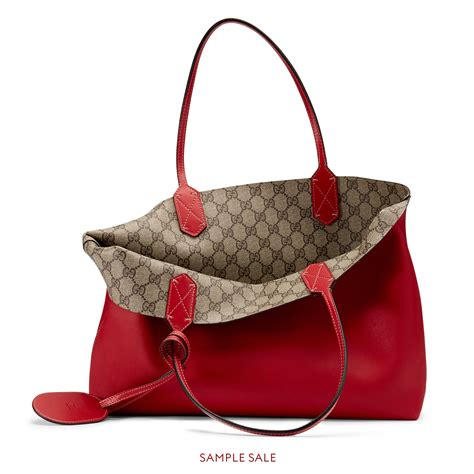 gucci leather tote bag.